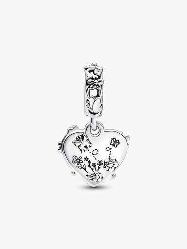 Disney Winnie Puuh & Ferkel Dangle Charm – Sterlingsilber Disney Winnie Puuh & Ferkel Dangle Charm – Sterlingsilber