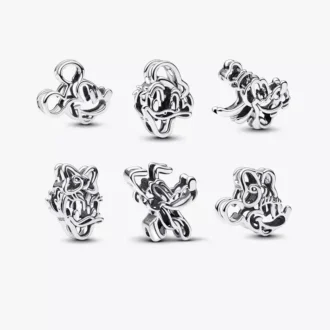 Disney x Pandora Mickey und Freunde Komplettset, 6-teilig