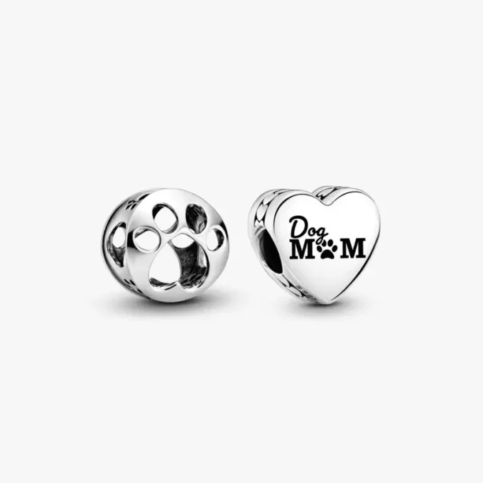 „Dog Mom“-Charm-Duo, 2er-Set „Dog Mom“-Charm-Duo, 2er-Set