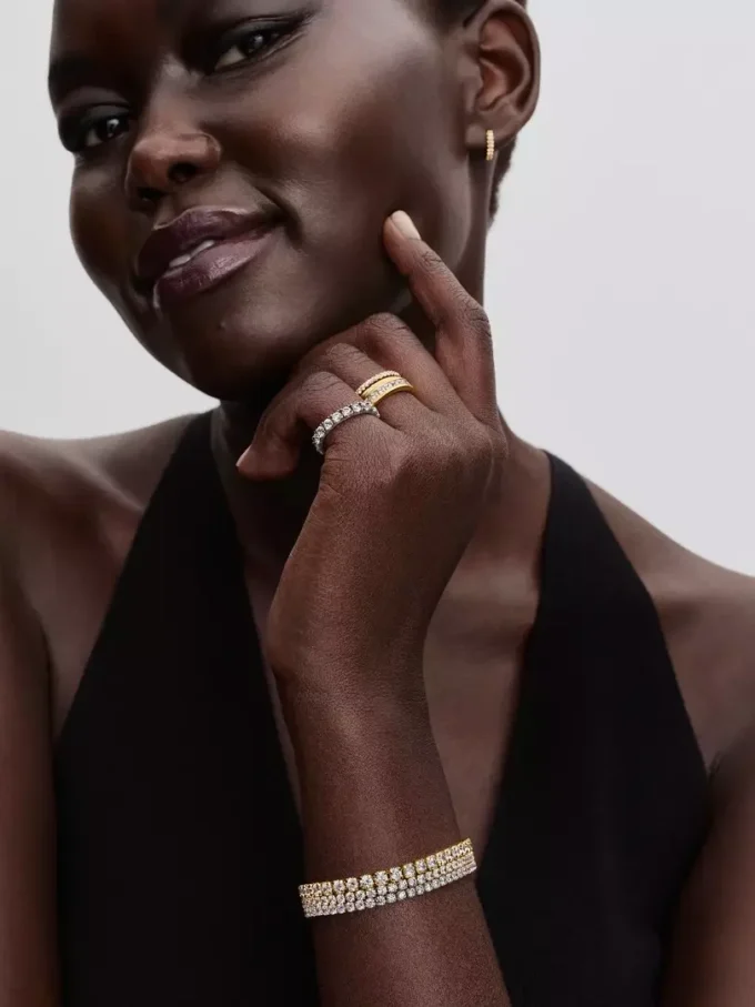 Eternity-Ring „Sparkling Row“ aus Sterlingsilber Eternity-Ring „Sparkling Row“ aus Sterlingsilber