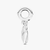Doppelherz-Dangle Charm aus Sterlingsilber Doppelherz-Dangle Charm aus Sterlingsilber