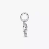 Doppelter Dangle Charm mit blauem Schmetterling und Zitat aus Sterlingsilber Doppelter Dangle Charm mit blauem Schmetterling und Zitat aus Sterlingsilber