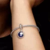Drehender Globus-Dangle Charm aus Sterlingsilber Drehender Globus-Dangle Charm aus Sterlingsilber