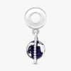 Drehender Globus-Dangle Charm aus Sterlingsilber Drehender Globus-Dangle Charm aus Sterlingsilber