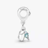 Dreifacher Dangle Charm aus Sterlingsilber mit Fisch, Meeresschildkröte und Muschel Dreifacher Dangle Charm aus Sterlingsilber mit Fisch, Meeresschildkröte und Muschel