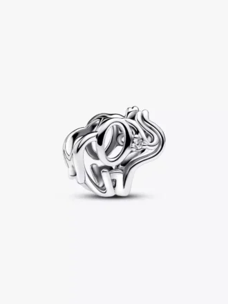 Durchbrochener Elefanten-Charm aus Sterlingsilber Durchbrochener Elefanten-Charm aus Sterlingsilber