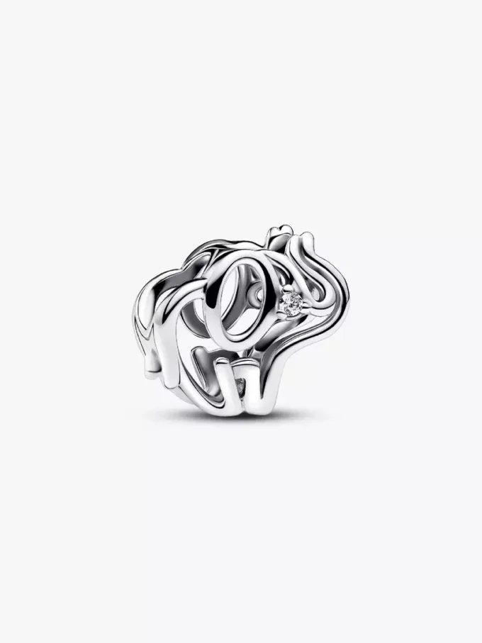 Durchbrochener Elefanten-Charm aus Sterlingsilber Durchbrochener Elefanten-Charm aus Sterlingsilber