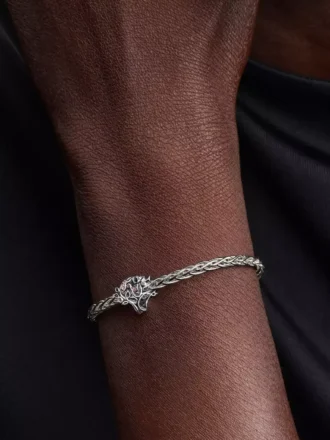 Durchbrochener Familienbaum-Charm aus Sterlingsilber