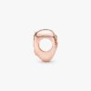 Durchbrochener Familienbaum-Herz-Charm – 14 Karat Roségold-Beschichtung Durchbrochener Familienbaum-Herz-Charm – 14 Karat Roségold-Beschichtung