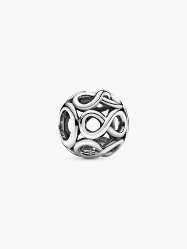 Durchbrochener Infinity-Charm – Sterlingsilber Durchbrochener Infinity-Charm – Sterlingsilber