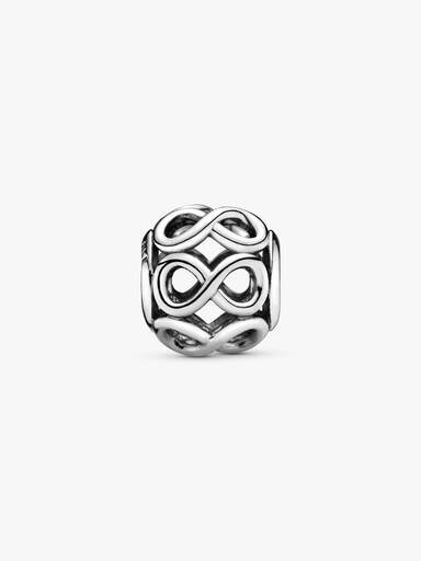 Durchbrochener Infinity-Charm – Sterlingsilber Durchbrochener Infinity-Charm – Sterlingsilber