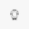 Durchbrochener Pfotenabdruck-Charm aus Sterlingsilber Durchbrochener Pfotenabdruck-Charm aus Sterlingsilber