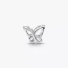 Durchbrochener Schmetterlings-Charm aus Sterlingsilber Durchbrochener Schmetterlings-Charm aus Sterlingsilber