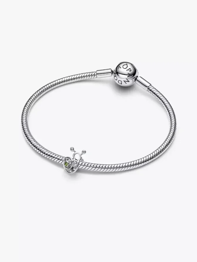 Durchbrochener Schnecken-Charm aus Sterlingsilber Durchbrochener Schnecken-Charm aus Sterlingsilber