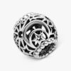 Durchbrochener Sonnen-, Sterne- und Mond-Charm – Sterlingsilber Durchbrochener Sonnen-, Sterne- und Mond-Charm – Sterlingsilber