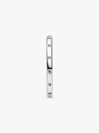 Einfacher funkelnder Ring – Sterlingsilber Einfacher funkelnder Ring – Sterlingsilber