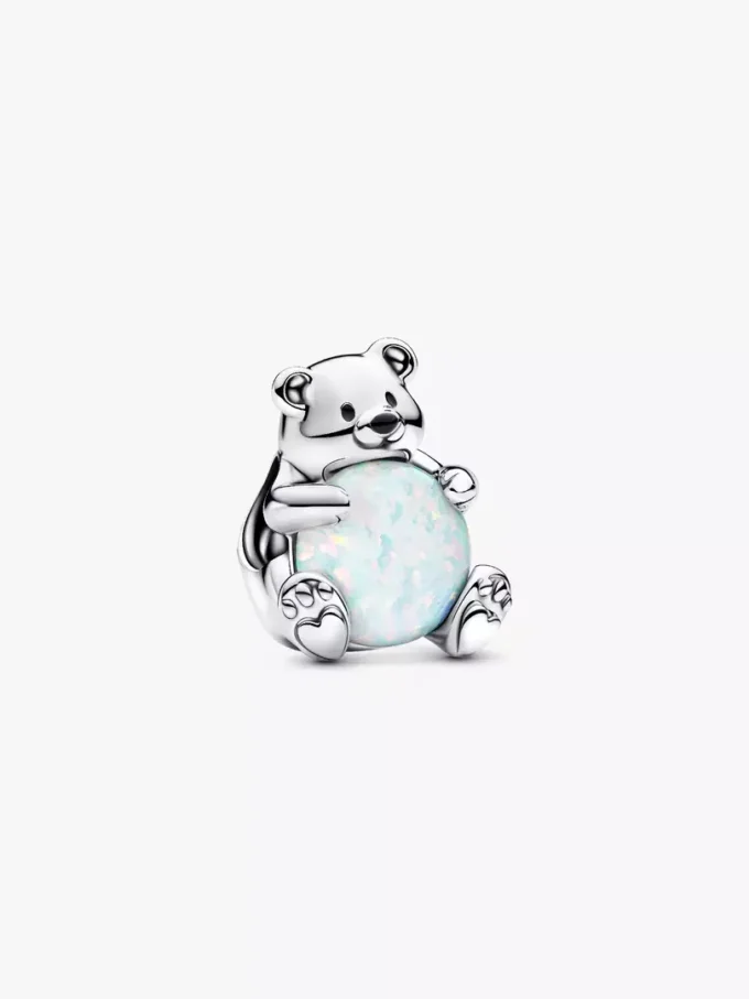 Eisbär-Charm aus Sterlingsilber Eisbär-Charm aus Sterlingsilber