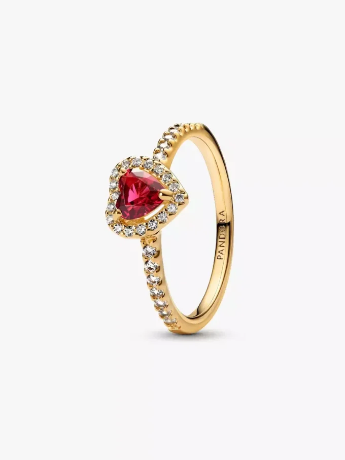 Elevated Heart Ring, 14-karätig vergoldet Elevated Heart Ring, 14-karätig vergoldet