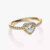 Elevated Heart Ring, 14-karätig vergoldet Elevated Heart Ring, 14-karätig vergoldet