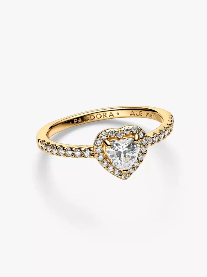 Elevated Heart Ring, 14-karätig vergoldet Elevated Heart Ring, 14-karätig vergoldet