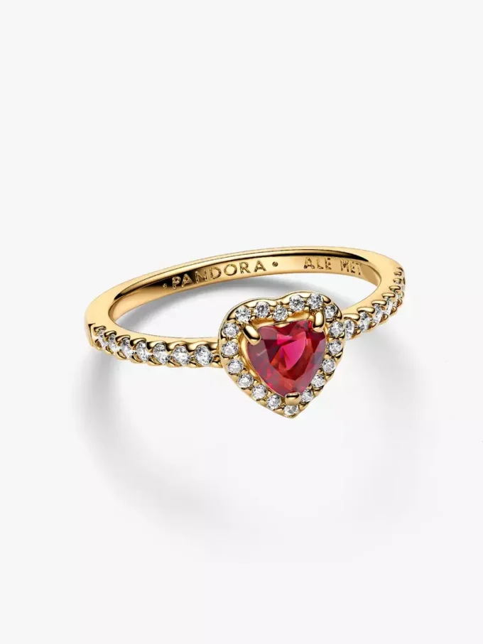 Elevated Heart Ring, 14-karätig vergoldet Elevated Heart Ring, 14-karätig vergoldet