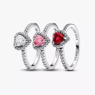 elevated hearts ring set 3er set 1 330x330 - Elevated Hearts Ring-Set, 3er-Set