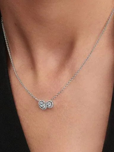 Embracing Halo Halskette – Sterlingsilber Embracing Halo Halskette – Sterlingsilber