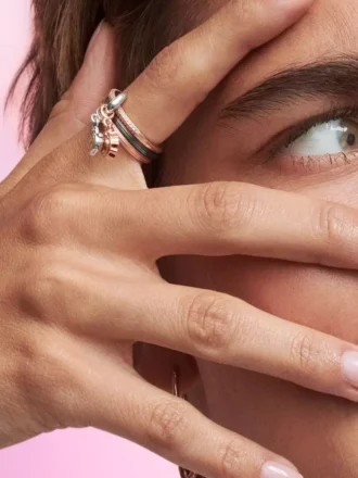 Endgültiger Ausverkauf – Pandora ME Ring mit Ruthenium-Beschichtung