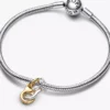 Endgültiger Verkauf – aufklappbare & teilbare Handschellen-Dangle Charms aus Sterlingsilber, 14-karätig vergoldet Endgültiger Verkauf – aufklappbare & teilbare Handschellen-Dangle Charms aus Sterlingsilber, 14-karätig vergoldet