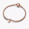 Endgültiger Verkauf – Buchstabe X in Schreibschrift als Dangle Charm, 14 Karat Roségold-Beschichtung Endgültiger Verkauf – Buchstabe X in Schreibschrift als Dangle Charm, 14 Karat Roségold-Beschichtung