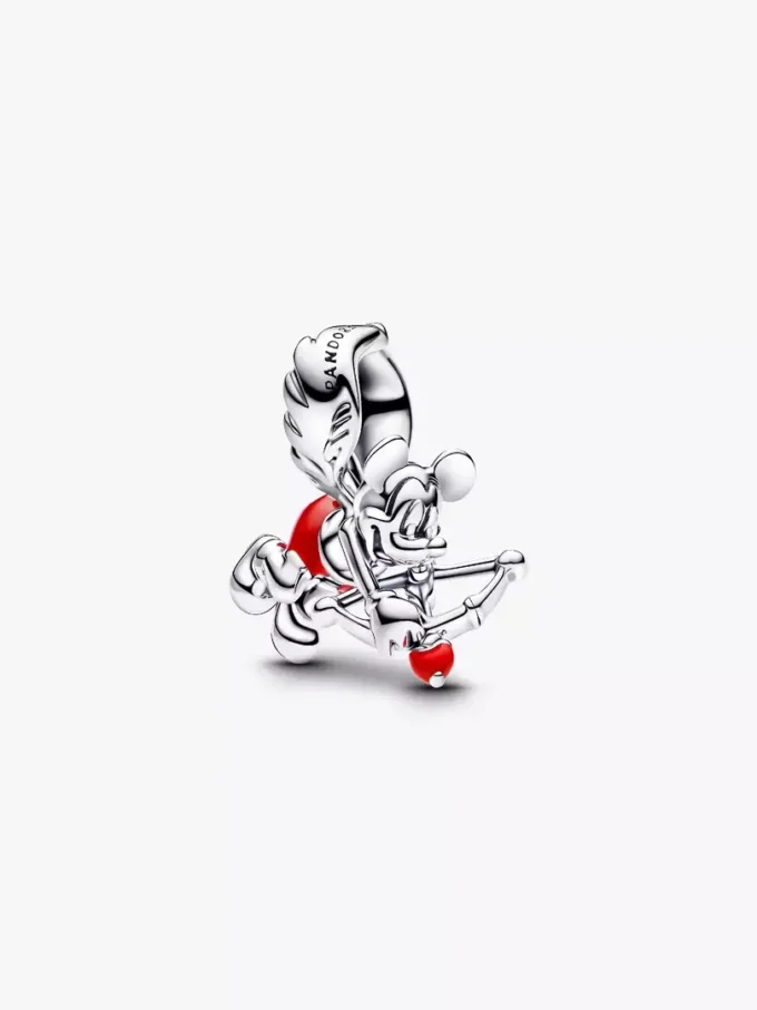 Endgültiger Verkauf – Disney Mickey Mouse Cupid Charm aus Sterlingsilber Endgültiger Verkauf – Disney Mickey Mouse Cupid Charm aus Sterlingsilber