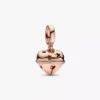 Endgültiger Verkauf – Festlicher Dangle Charm, 14 Karat Roségold-Beschichtung Endgültiger Verkauf – Festlicher Dangle Charm, 14 Karat Roségold-Beschichtung
