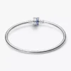 Endgültiger Verkauf – funkelnder Bangle mit Fassverschluss aus Sterlingsilber Endgültiger Verkauf – funkelnder Bangle mit Fassverschluss aus Sterlingsilber