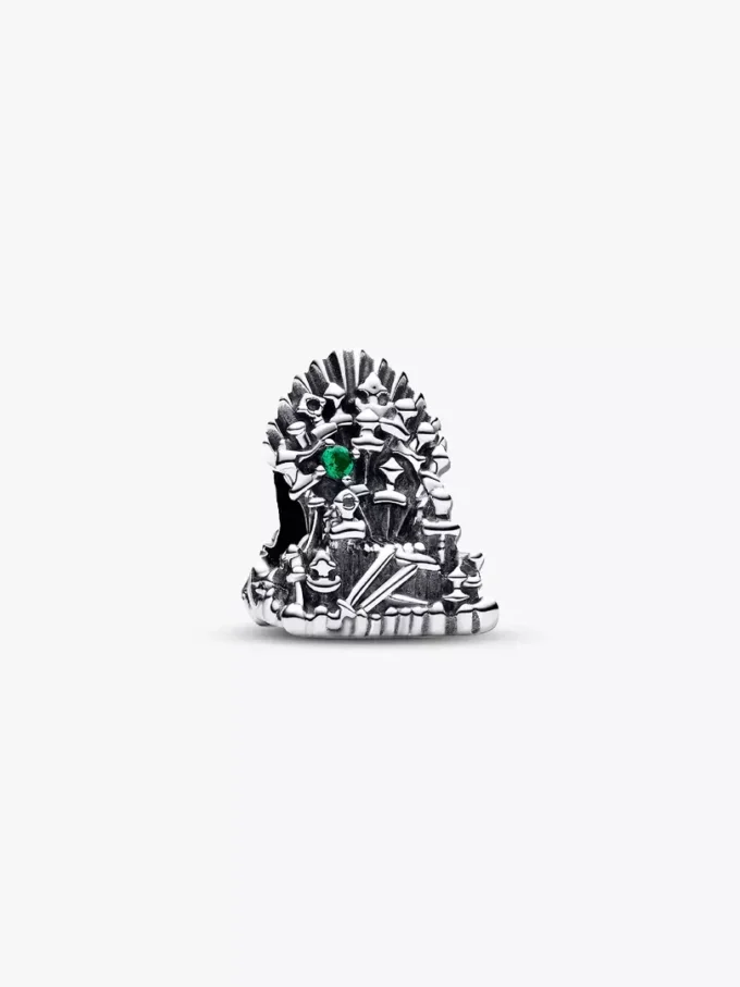 Endgültiger Verkauf – Game of Thrones: Der Eiserne Thron-Charm aus Sterlingsilber Endgültiger Verkauf – Game of Thrones: Der Eiserne Thron-Charm aus Sterlingsilber