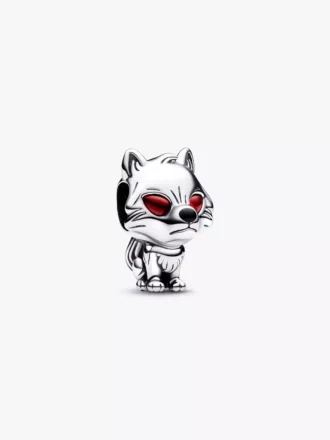 Endgültiger Verkauf – Game of Thrones Ghost Direwolf Charm aus Sterlingsilber