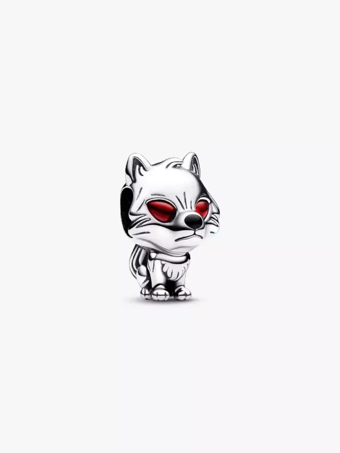 Endgültiger Verkauf – Game of Thrones Ghost Direwolf Charm aus Sterlingsilber Endgültiger Verkauf – Game of Thrones Ghost Direwolf Charm aus Sterlingsilber