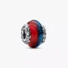 Endgültiger Verkauf – Game of Thrones „Ice & Fire Dragons“ Doppel-Murano Glass-Charm aus Sterlingsilber Endgültiger Verkauf – Game of Thrones „Ice & Fire Dragons“ Doppel-Murano Glass-Charm aus Sterlingsilber
