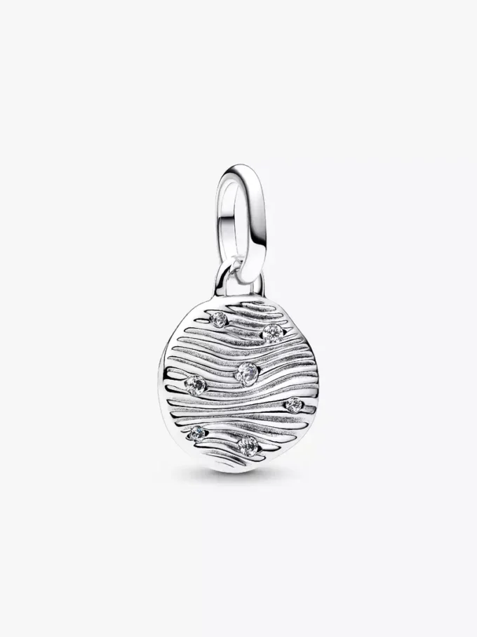 Endgültiger Verkauf – gravierbarer Mini-Medaillon-Charm aus Sterlingsilber Endgültiger Verkauf – gravierbarer Mini-Medaillon-Charm aus Sterlingsilber