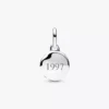 Endgültiger Verkauf – gravierbarer Mini-Medaillon-Charm aus Sterlingsilber Endgültiger Verkauf – gravierbarer Mini-Medaillon-Charm aus Sterlingsilber