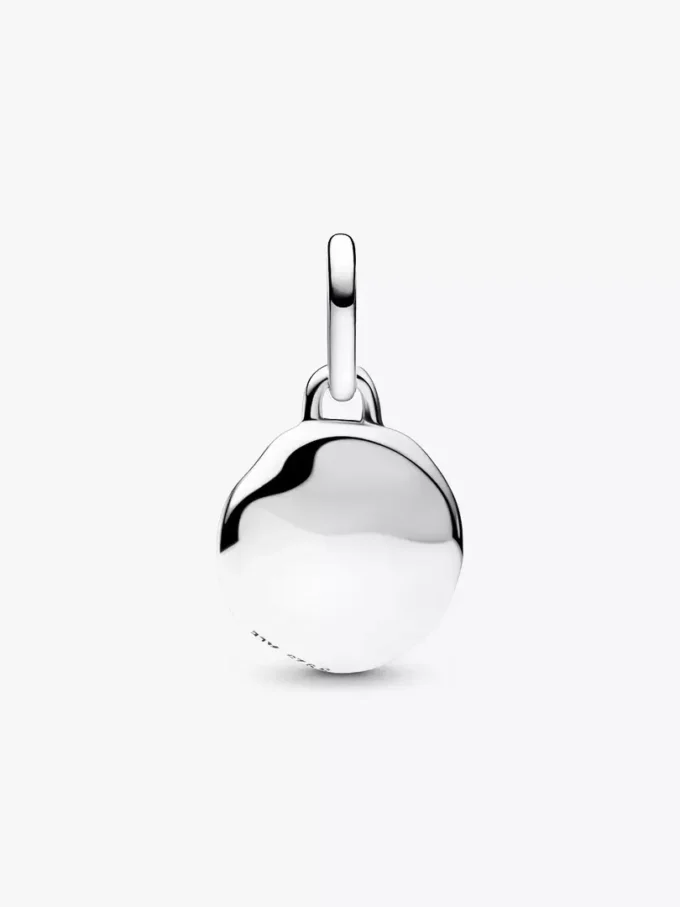 Endgültiger Verkauf – gravierbarer Mini-Medaillon-Charm aus Sterlingsilber Endgültiger Verkauf – gravierbarer Mini-Medaillon-Charm aus Sterlingsilber