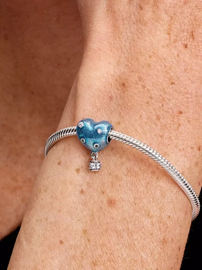 Endgültiger Verkauf – Heißluftballon-Herz-Charm aus Sterlingsilber Endgültiger Verkauf – Heißluftballon-Herz-Charm aus Sterlingsilber