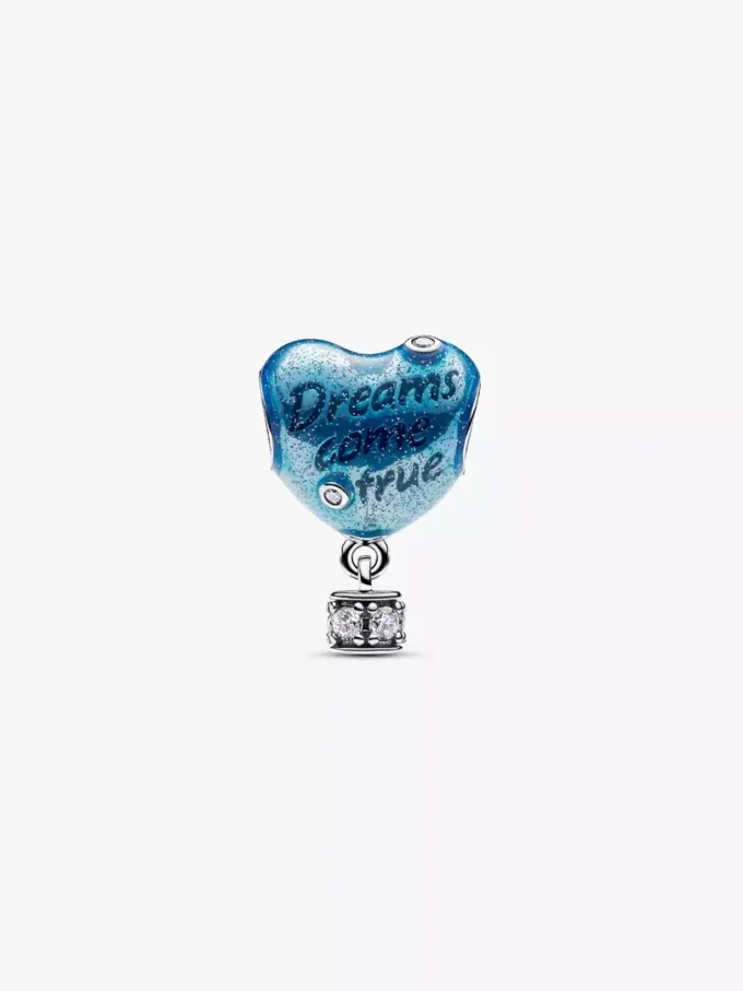 Endgültiger Verkauf – Heißluftballon-Herz-Charm aus Sterlingsilber Endgültiger Verkauf – Heißluftballon-Herz-Charm aus Sterlingsilber