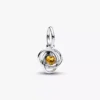 Endgültiger Verkauf – Honey Eternity Circle Dangle Charm aus Sterlingsilber Endgültiger Verkauf – Honey Eternity Circle Dangle Charm aus Sterlingsilber