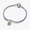 Endgültiger Verkauf – Honey Eternity Circle Dangle Charm aus Sterlingsilber Endgültiger Verkauf – Honey Eternity Circle Dangle Charm aus Sterlingsilber
