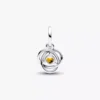 Endgültiger Verkauf – Honey Eternity Circle Dangle Charm aus Sterlingsilber Endgültiger Verkauf – Honey Eternity Circle Dangle Charm aus Sterlingsilber