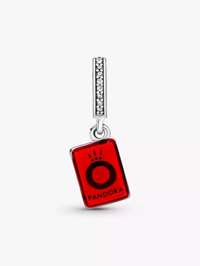 Endgültiger Verkauf – Mahjong-Dangle Charm aus Sterlingsilber