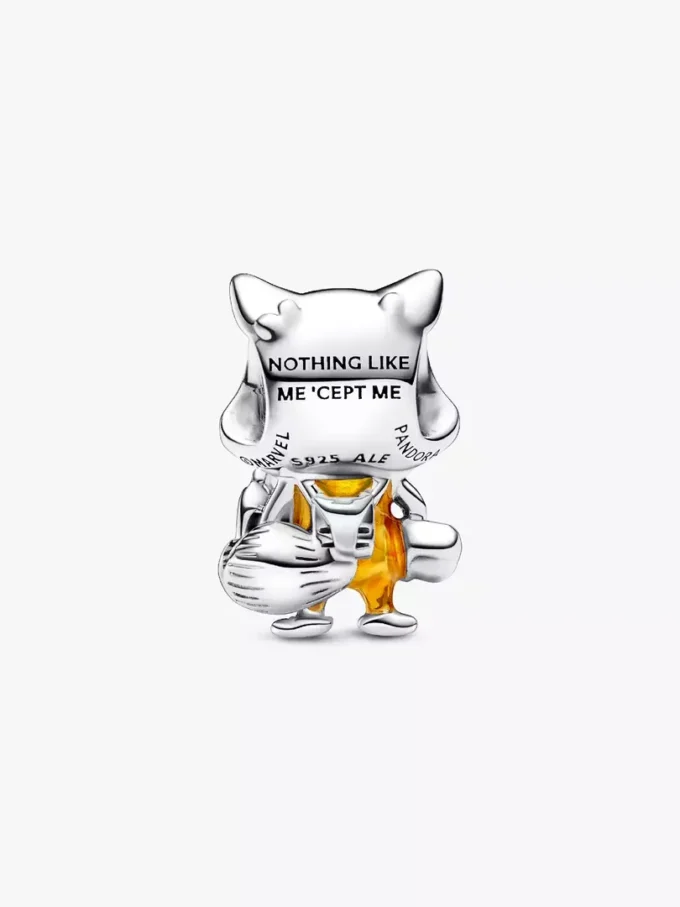 Endgültiger Verkauf – Marvel Guardians of the Galaxy Rocket Raccoon Charm aus Sterlingsilber Endgültiger Verkauf – Marvel Guardians of the Galaxy Rocket Raccoon Charm aus Sterlingsilber