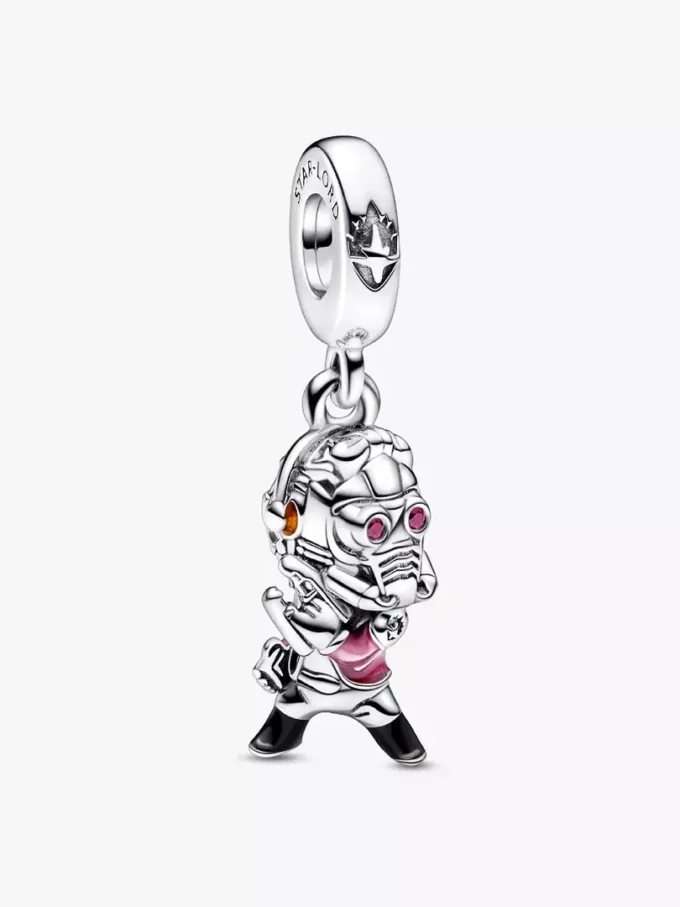 Endgültiger Verkauf – Marvel Guardians of the Galaxy Star-Lord Dangle Charm aus Sterlingsilber Endgültiger Verkauf – Marvel Guardians of the Galaxy Star-Lord Dangle Charm aus Sterlingsilber