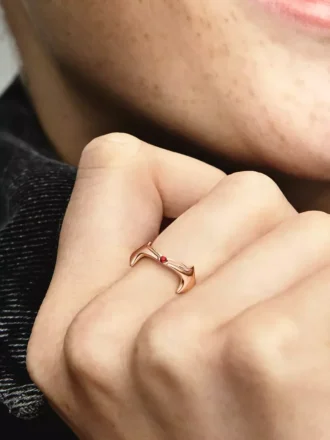 Endgültiger Verkauf – Marvel Scarlet Witch Ring, 14 Karat Roségold-Beschichtung