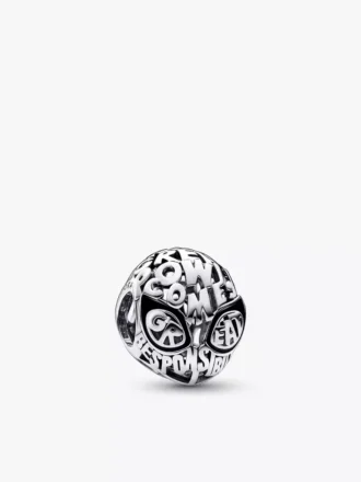 Endgültiger Verkauf – Marvel Spider-Man-Masken-Charm aus Sterlingsilber